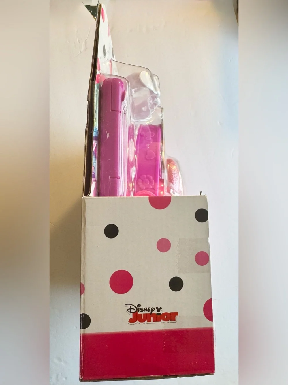 Disney Minnie Pink Glitter Bow Quilted Play Bag Set